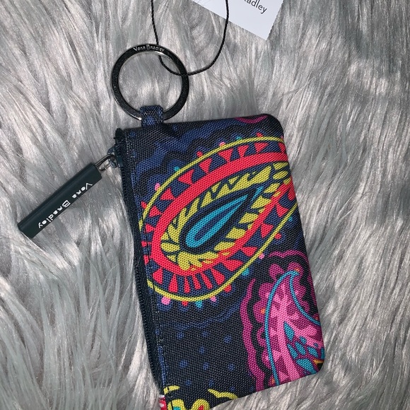 🌟 Vera Bradley Petal Paisley ID case keychain🌟 - Picture 2 of 6